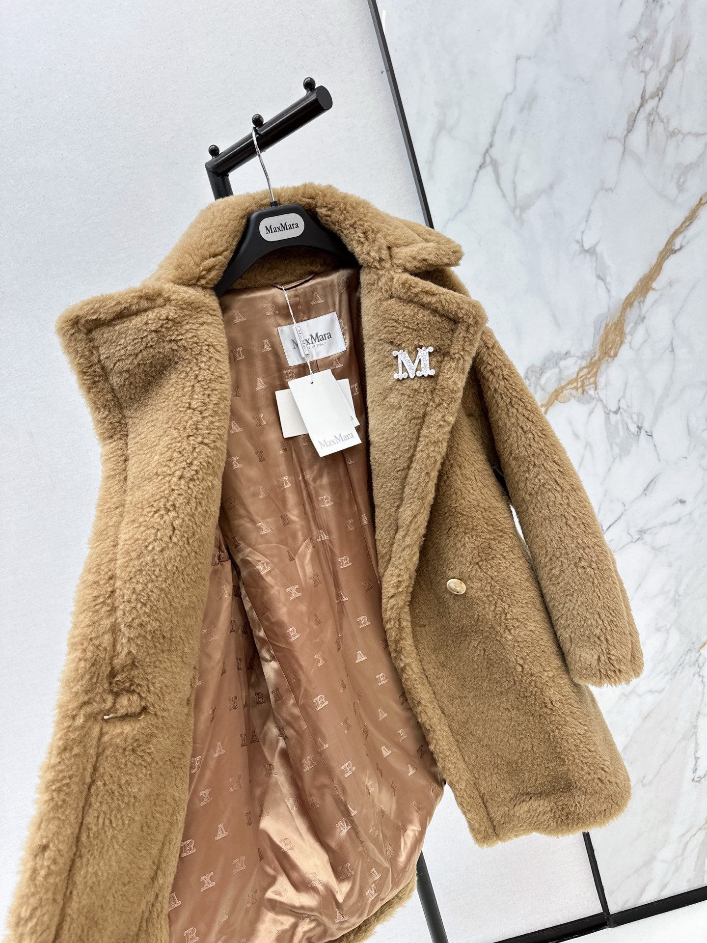 Max 26ss camel wool jacket