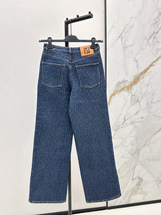 Fend 26ss straight jeans