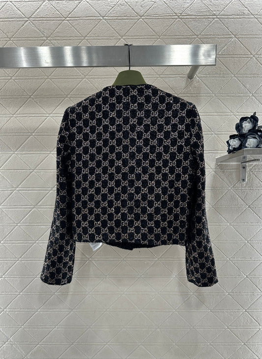 Gucc 26ss rhinestones blazer