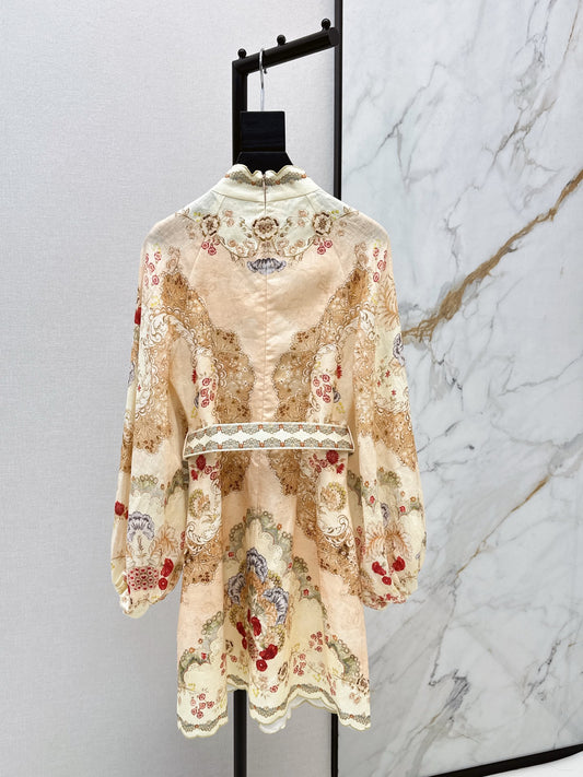 Zimm 26ss print dress