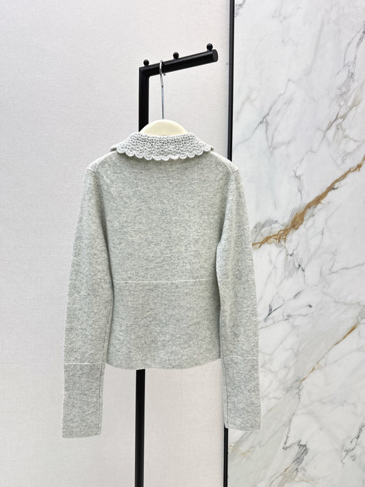 Chol 26ss lace poko knitwear