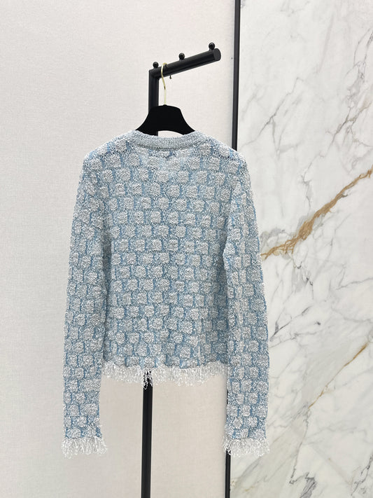 Chan 26ss tassel cardigan