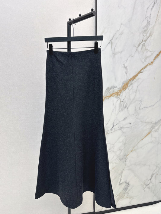 Brun 26ss godet skirt