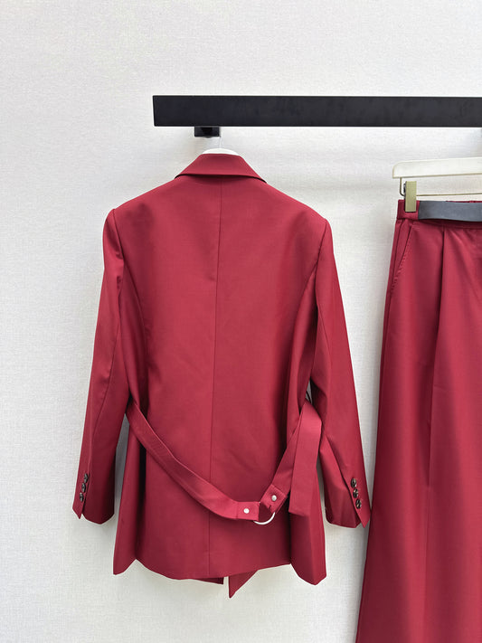 Loe 26ss belted blazer