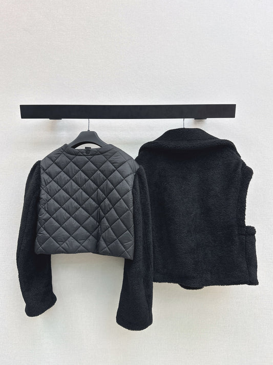 Max 26ss contract padded jacket + teddy vest