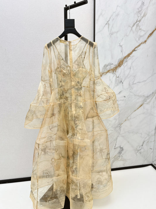 Zimm 26ss print dress