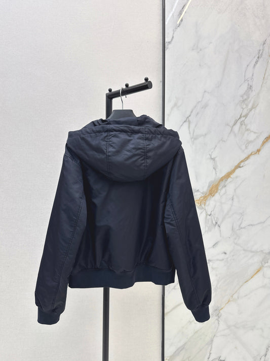 Prad 26ss drawstring padded jacket