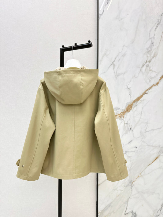 Loe 26ss hooded trench coats