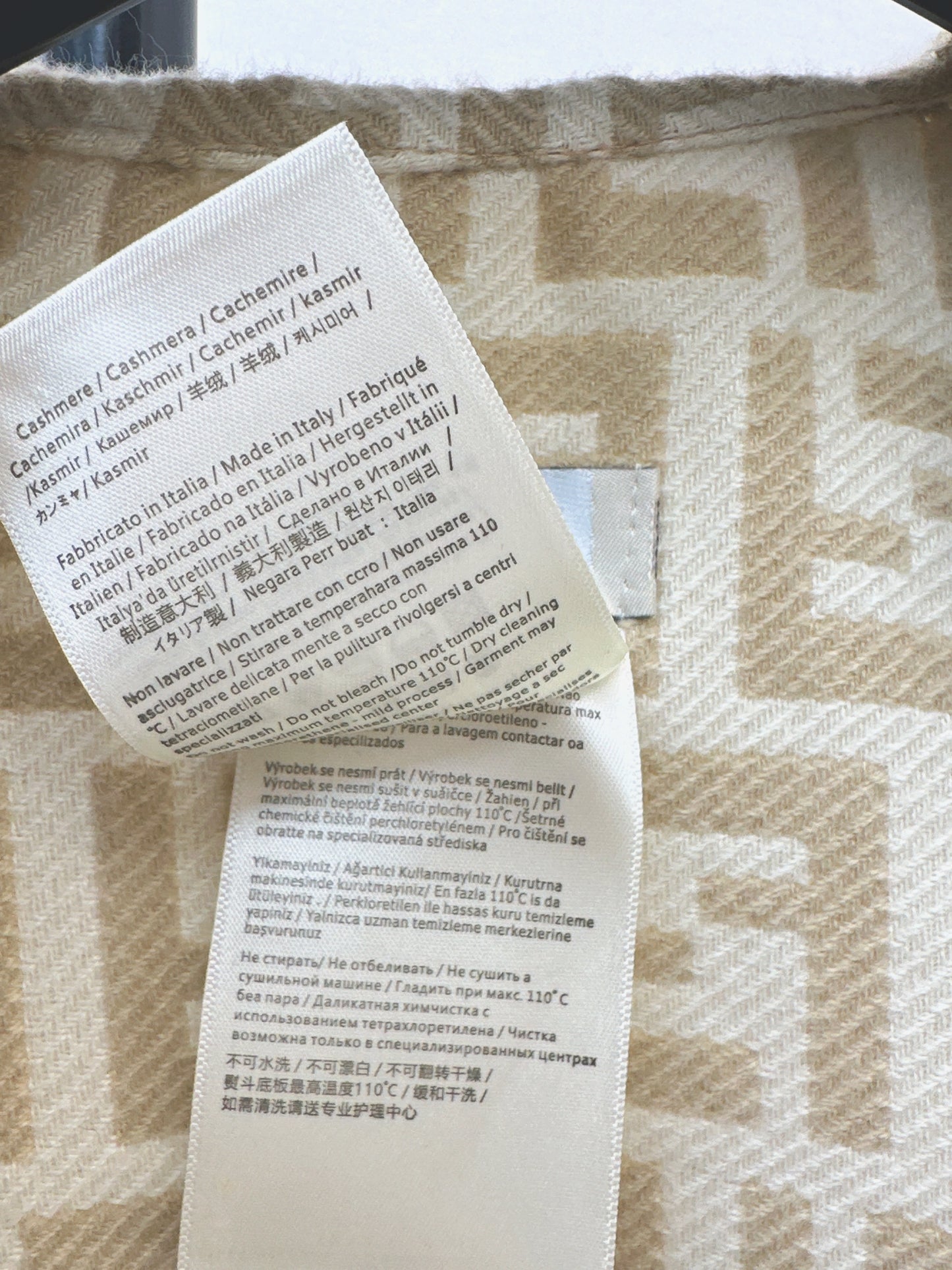 Fend 26ss cashmere shawls