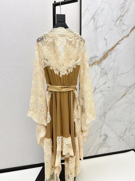 Zimm 26ss contract lace dress