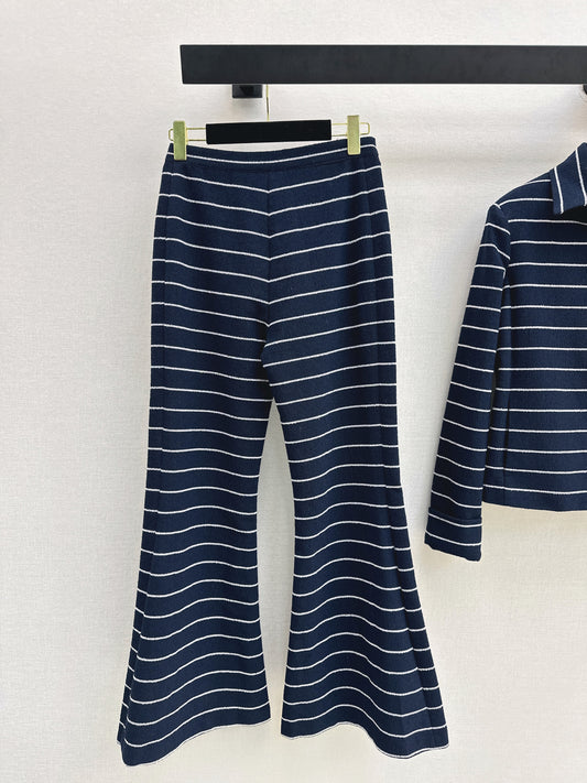 Chan 26ss stripe flared pants