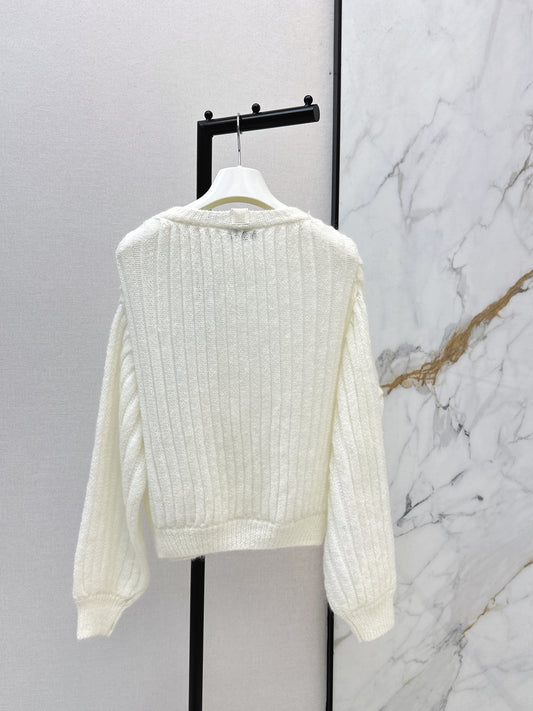 Loe 26ss lantern sleeve sweater