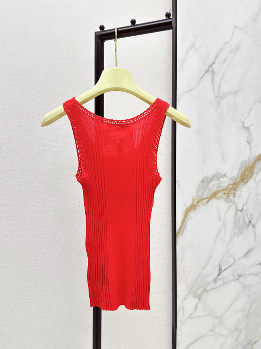 Miu 26ss knitted vest