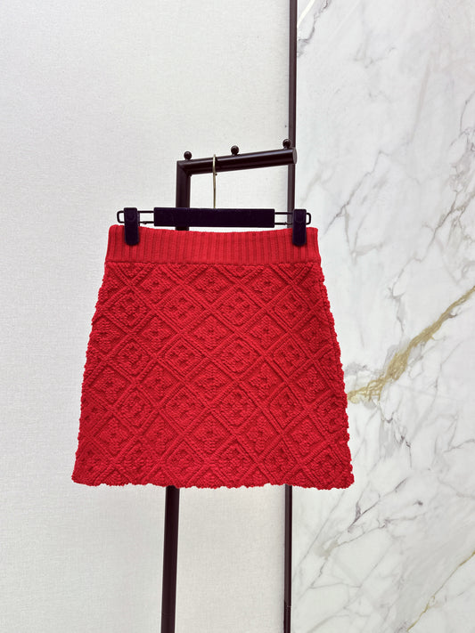 Louis 26ss jacquard skirt