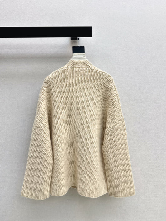 Loro 26ss cashmere knitted jacket