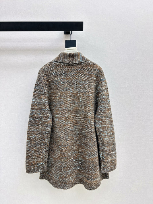 Loro 26ss cashmere knitted overcoats