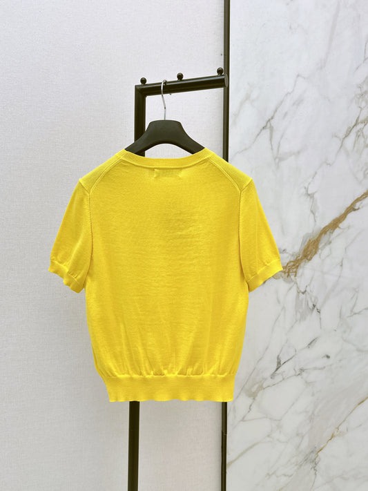 CD 26ss knit short sleeve sweater