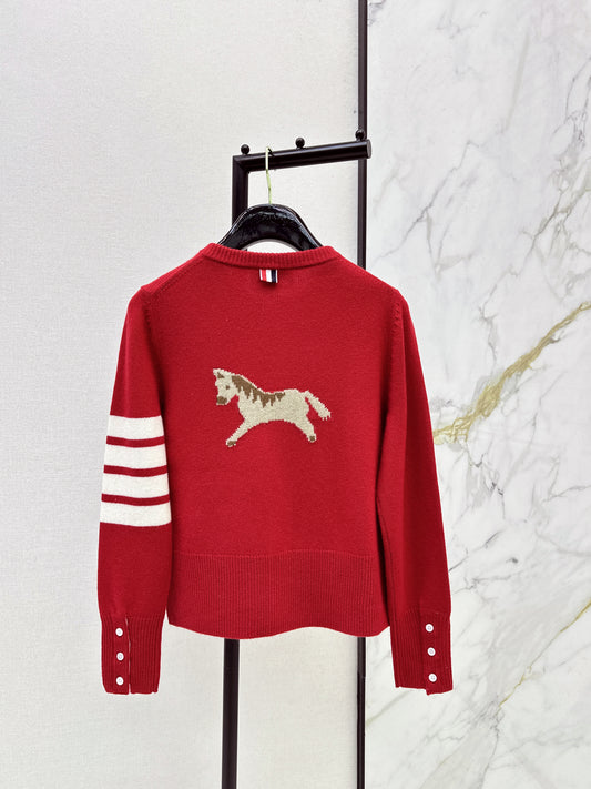 Thom 26ss jacquard cardigan