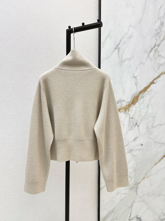 Brun 26ss zip-up sweater