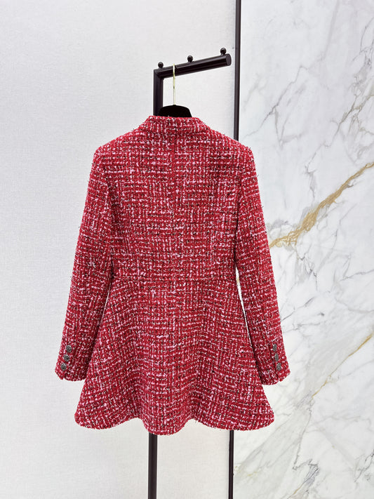 Chan 26ss tweed jacket dress