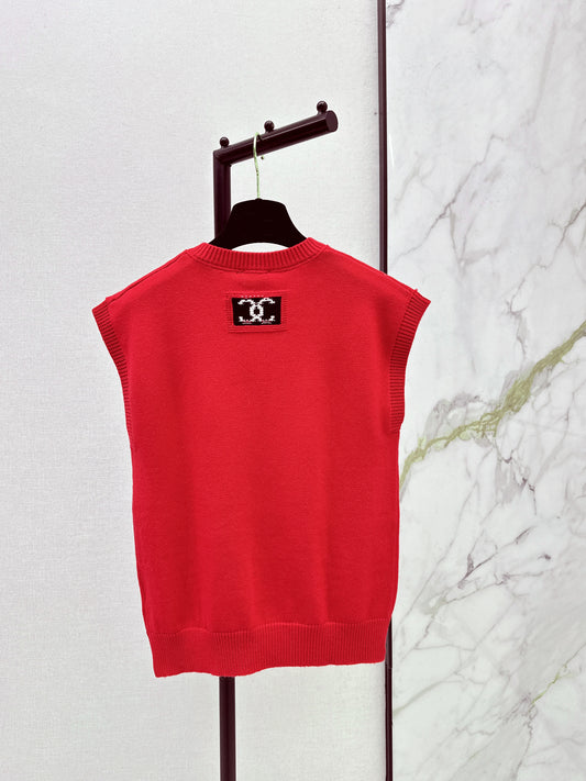 Chan 26ss knitted vest