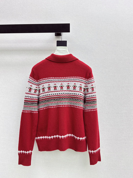 Chan 26ss fair isle sweater