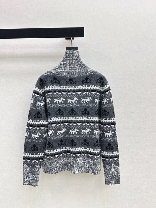 Ralp 26ss fair isle knitted cardigan