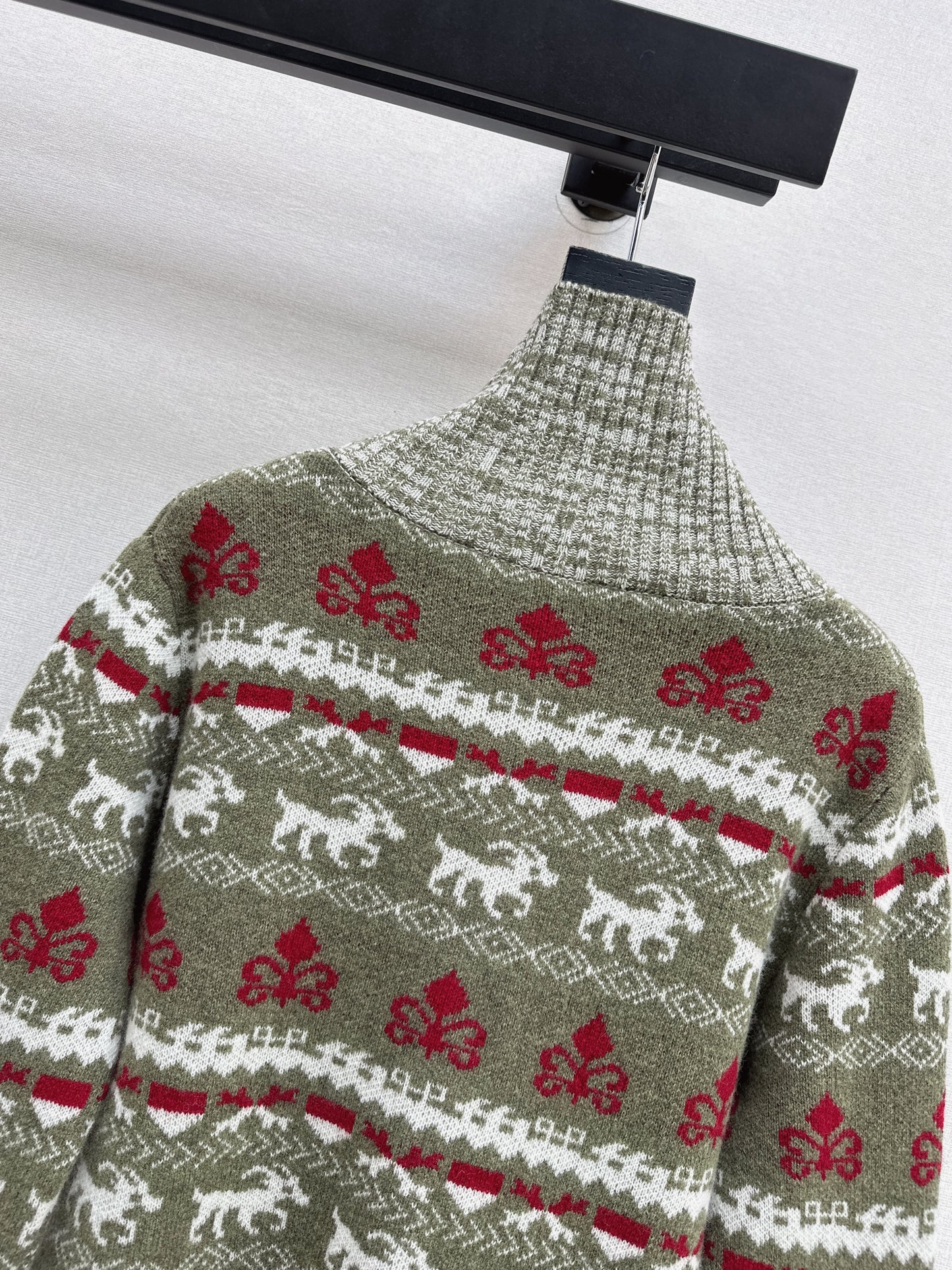 Ralp 26ss fair isle knitted cardigan