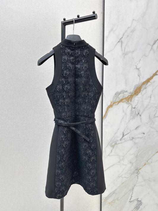 CD 26ss jacquard belted dress