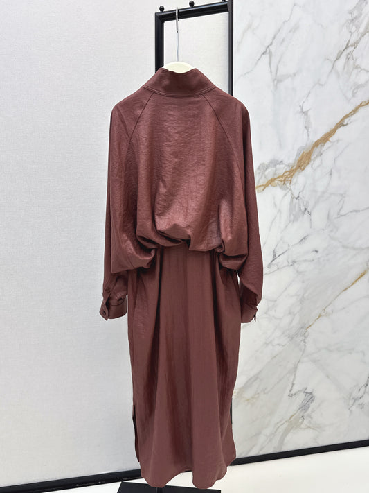 Bott 26ss shirt dress with belted