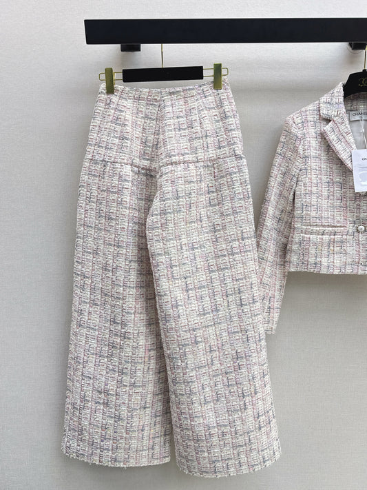 Chan 26ss tweed pants