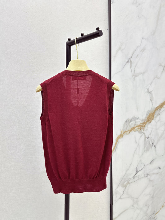 Miu 26ss wool vest