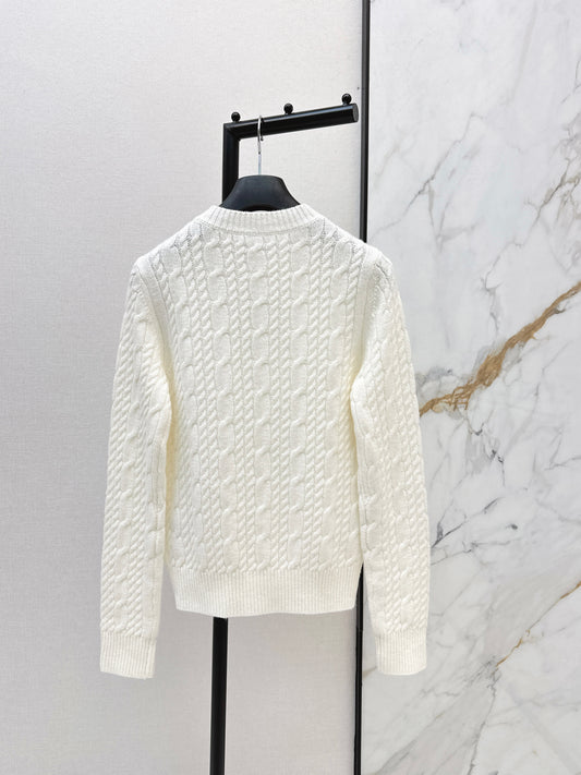 CD 26ss cable cashmere sweater