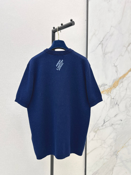 Louis 26ss jacquard knit sweater