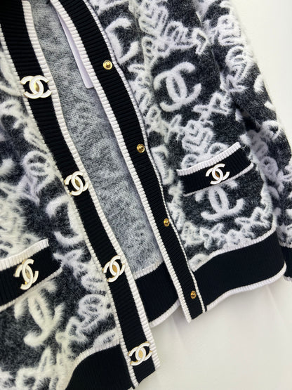 Chan 25fw knitted cardigan