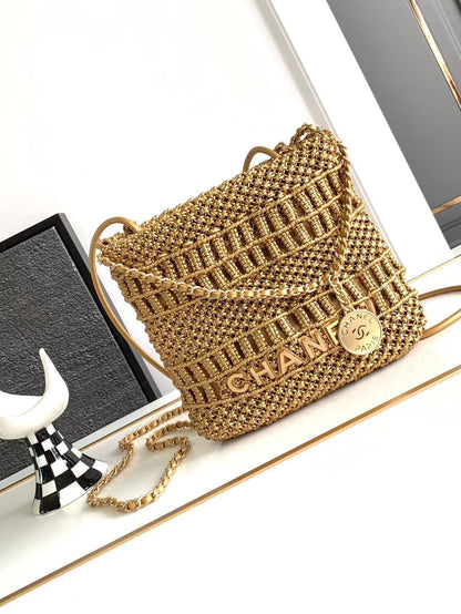 chan mini woven 22bag