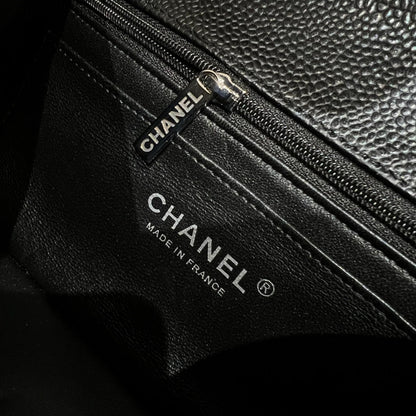 CH MINI CLASSIC HANDBAG 20 Grained Calfskin Black(With Edges)