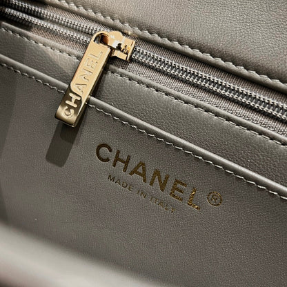 CH MINI CLASSIC HANDBAG 20 Lambskin High-grade Gray