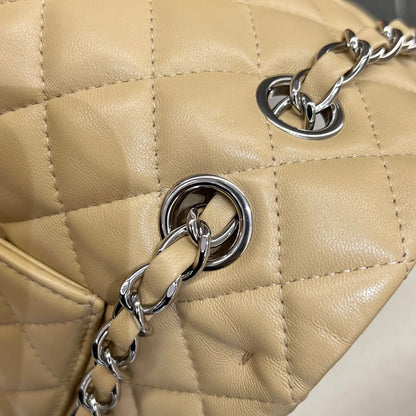 CH CLASSIC 11.12 HANDBAG 25.5 Lambskin Apricot