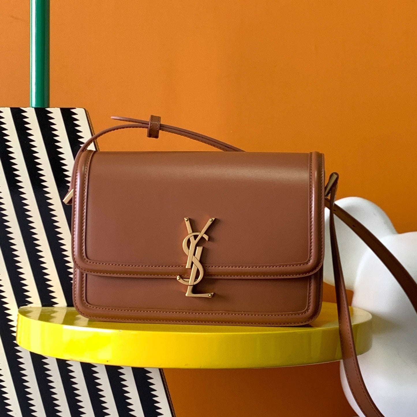 YL SOLFERINO MEDIUM SATCHEL IN BOX SAINT LAURENT