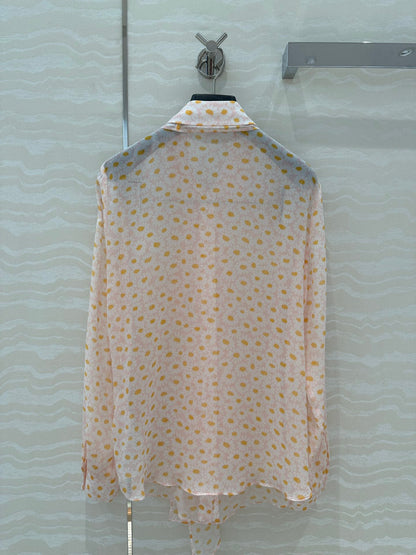g 25ss silk buttons shirt