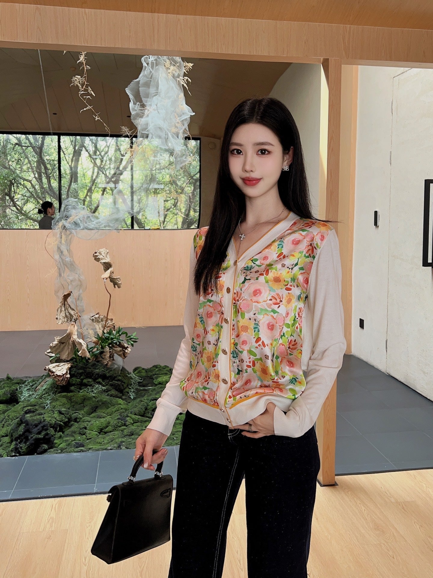 h 25ss knitted cardigan