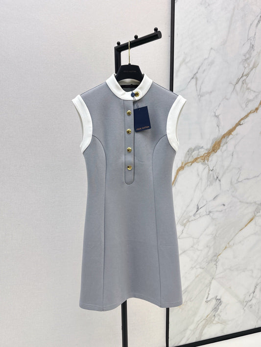 L 25ss sleeveless shirt dress