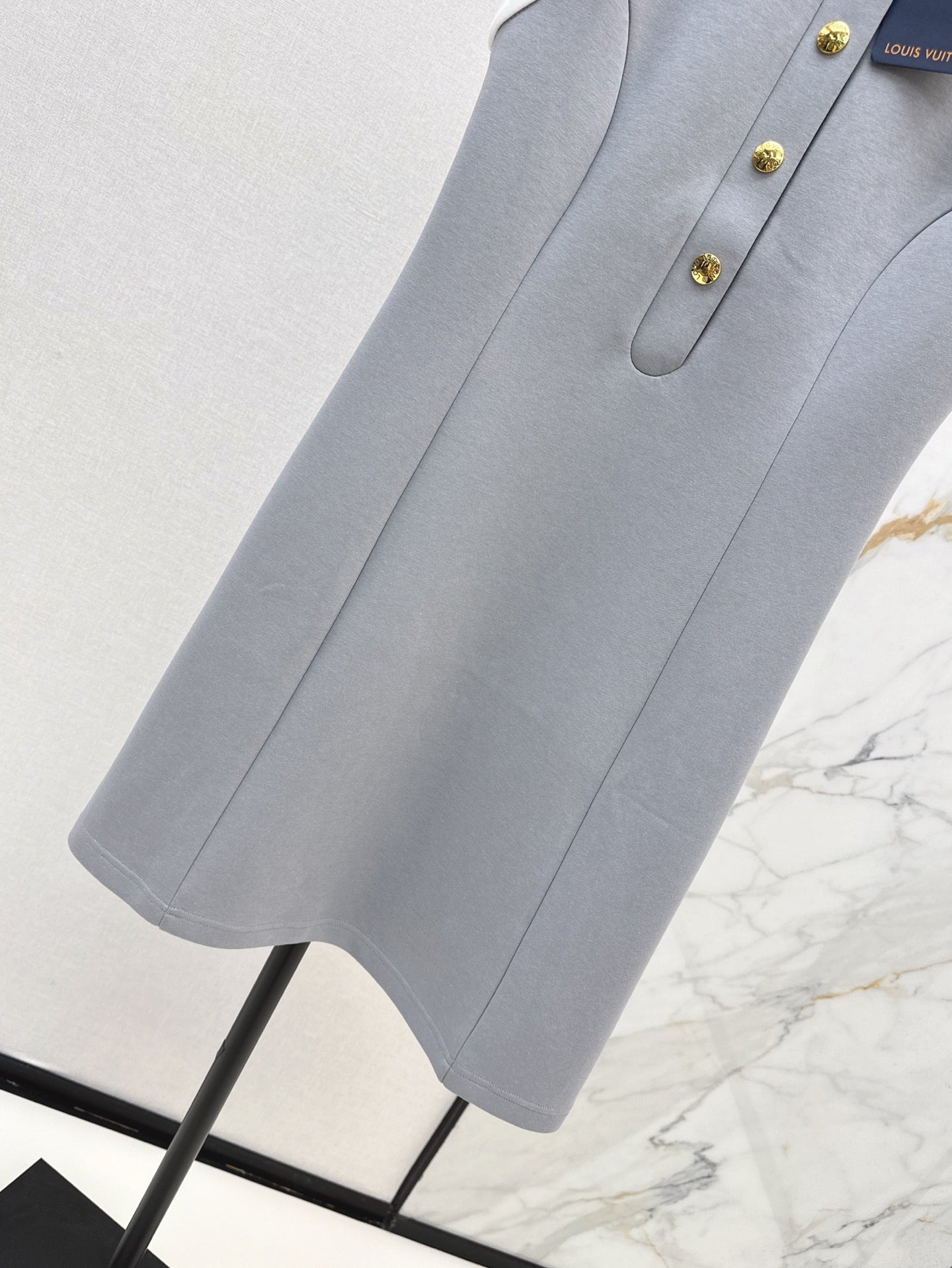 L 25ss sleeveless shirt dress