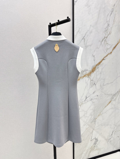 L 25ss sleeveless shirt dress