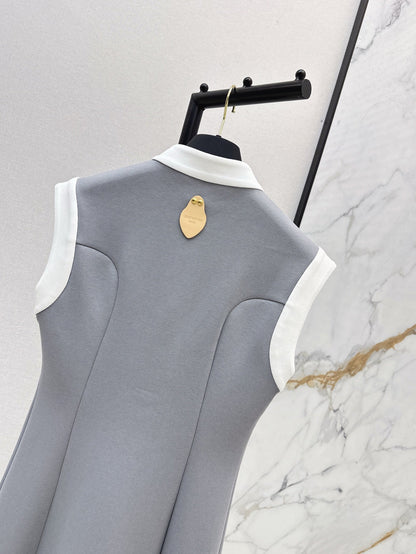 L 25ss sleeveless shirt dress