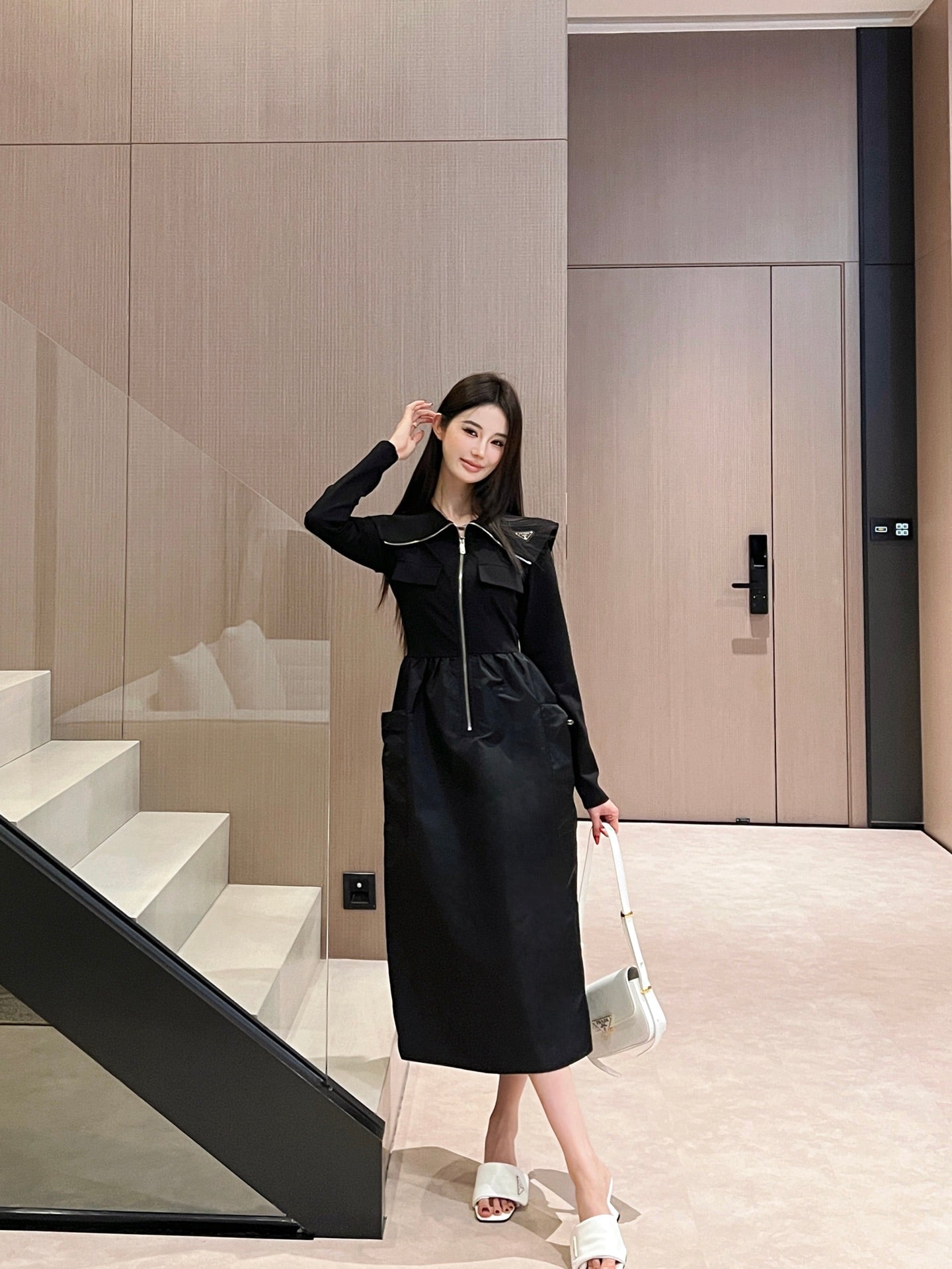 P 25ss shirt dress