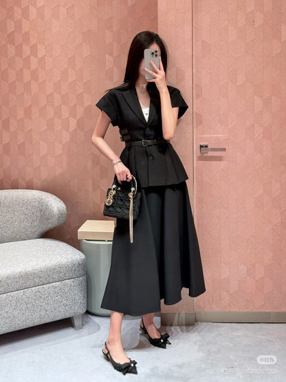 D 25ss sleeveless blazer