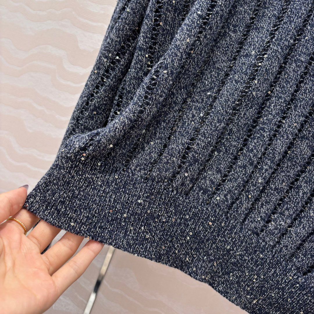 bru 25ss v neck knitted sweater