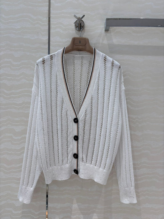 bru 25ss knitted cardigan